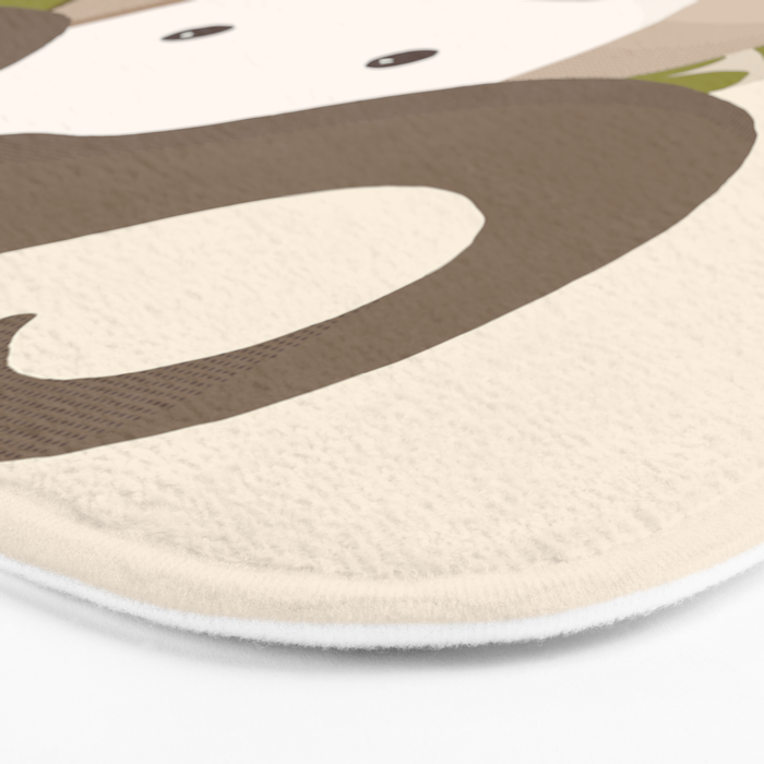 Whimsical Cape Buffalo Bath Mat Gallery Image 3