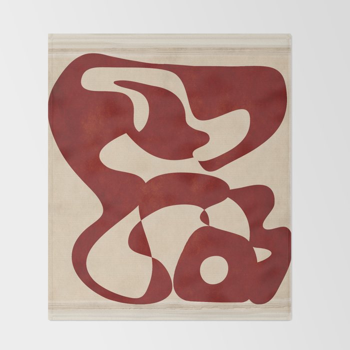 Etheric Abstraction 8 Throw Blanket Gallery Image 2