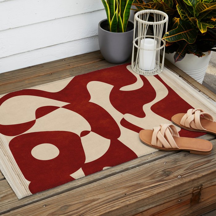 Etheric Abstraction 8 Outdoor Rug Gallery Image 2