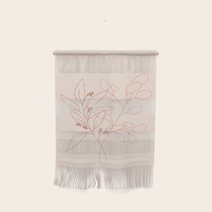 Eucalyptus Line Art Wall Hanging Gallery Image 1
