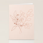 Eucalyptus Line Art Stationery Card Gallery Image 2
