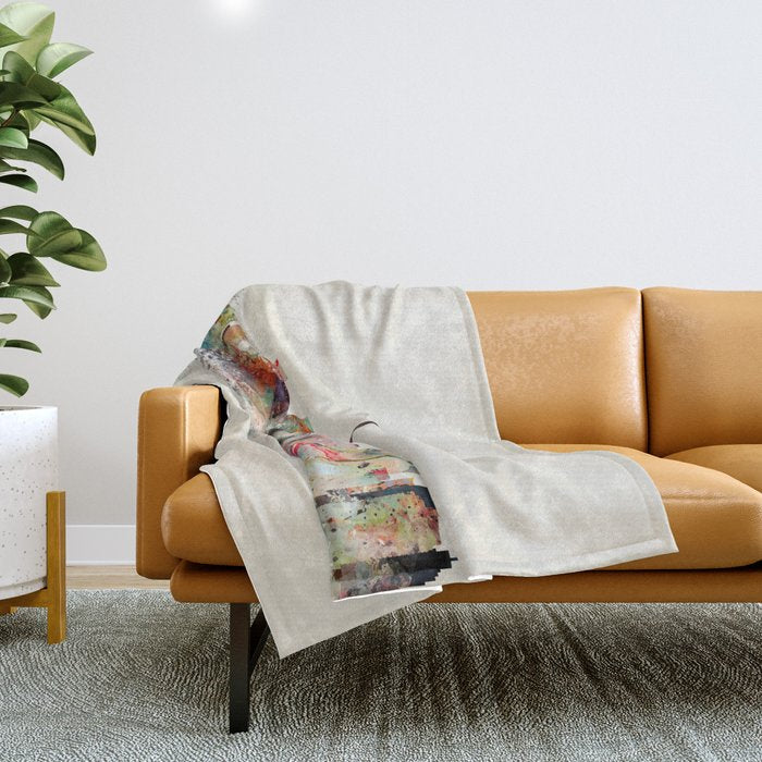 toronto skyline Throw Blanket Gallery Image 1