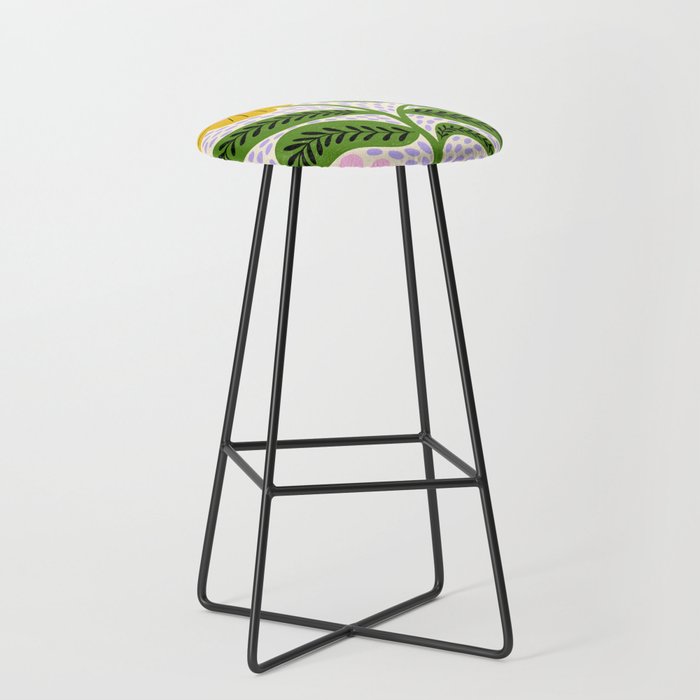Retro Groovy Flower  Stool Gallery Image 1