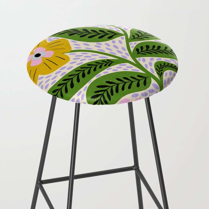 Retro Groovy Flower  Stool Gallery Image 2