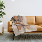 Abstract Line 25 Throw Blanket Gallery Image 1