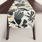 Modern simple jungle 52 Table Runner Gallery Image 1