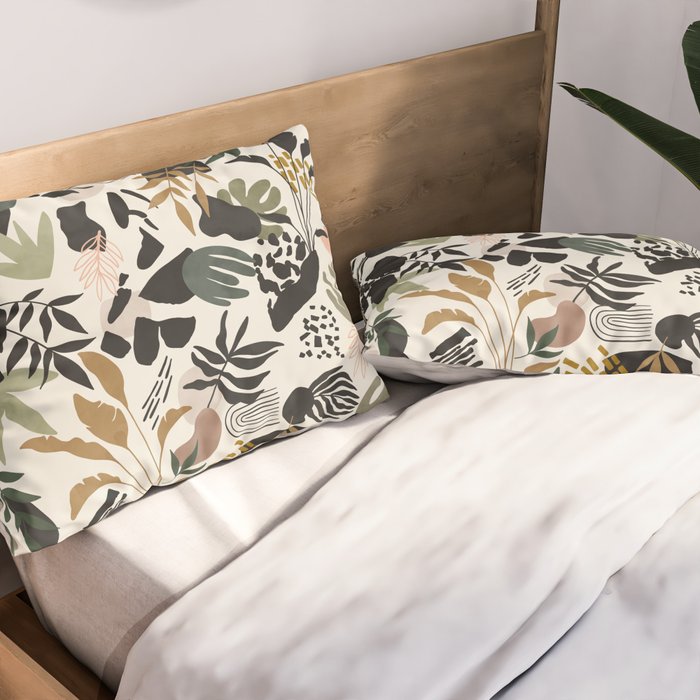 Modern simple jungle 52 Pillow Sham Gallery Image 2