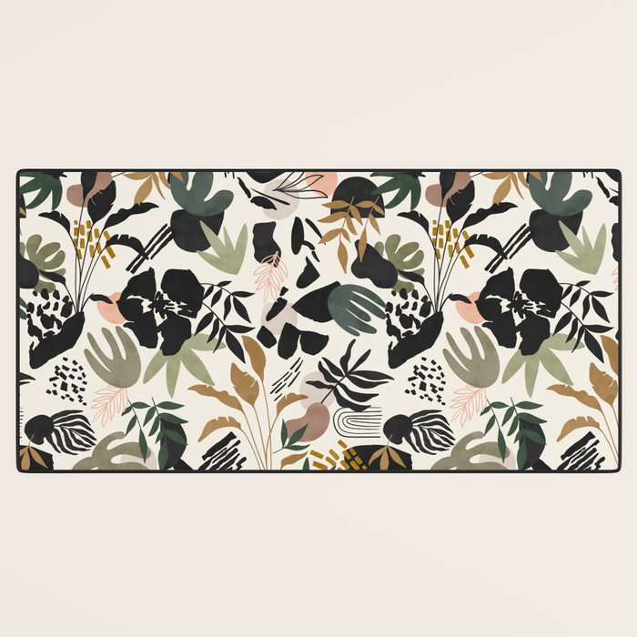 Modern simple jungle 52 Desk Mat Gallery Image 3