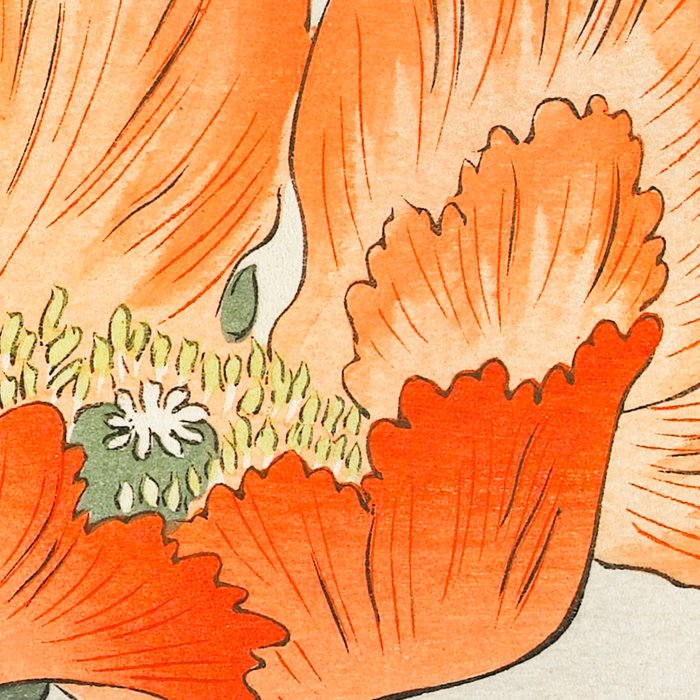 Blossoming Flower - Vintage Japanese Woodblock Print Art Coffee Mug Gallery Image 2