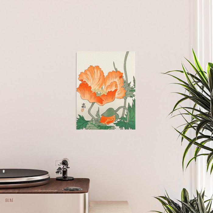 Blossoming Flower - Vintage Japanese Woodblock Print Art Poster Gallery Image 2