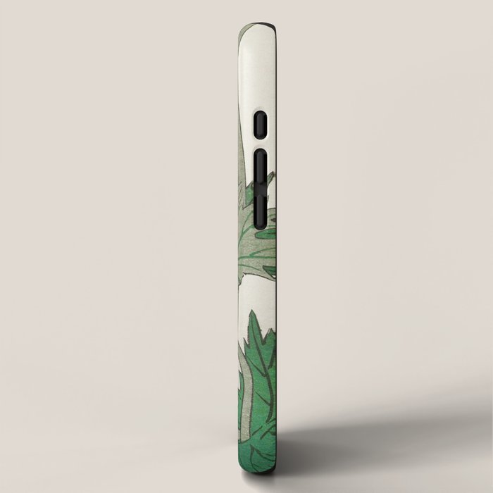 Blossoming Flower - Vintage Japanese Woodblock Print Art iPhone Case Gallery Image 2