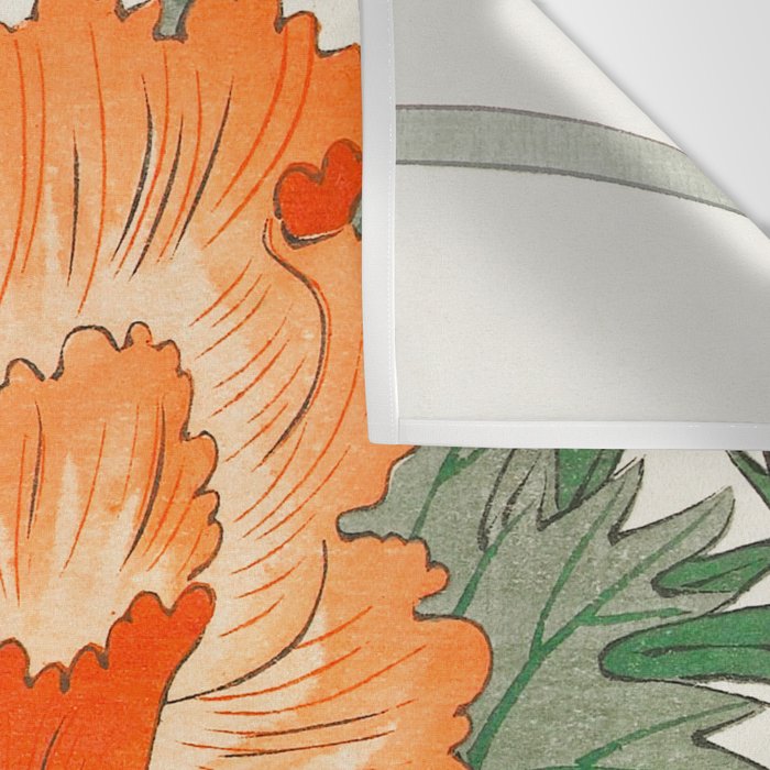 Blossoming Flower - Vintage Japanese Woodblock Print Art Wall Tapestry Gallery Image 3