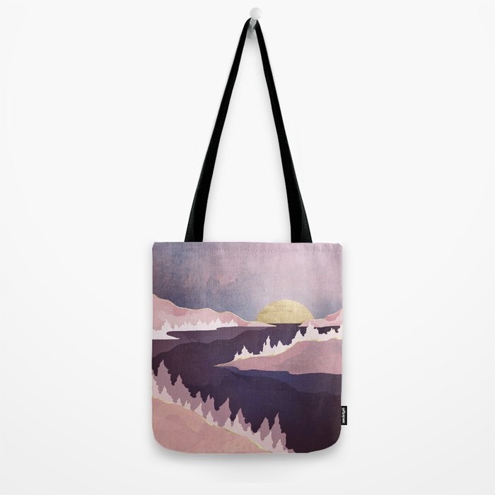 Mauve Lake Tote Bag Gallery Image 2