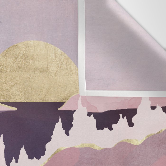 Mauve Lake Wall Tapestry Gallery Image 3