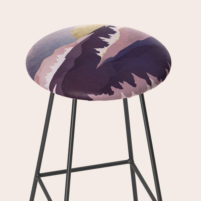 Mauve Lake Stool Gallery Image 2