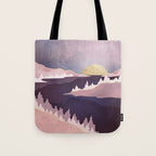 Mauve Lake Tote Bag Gallery Image 1
