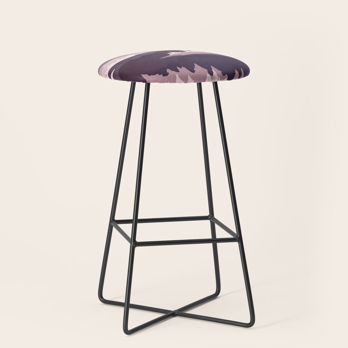 Mauve Lake Stool Gallery Image 1
