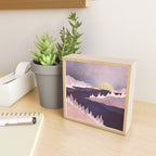 Mauve Lake Mini Art Print Gallery Image 2