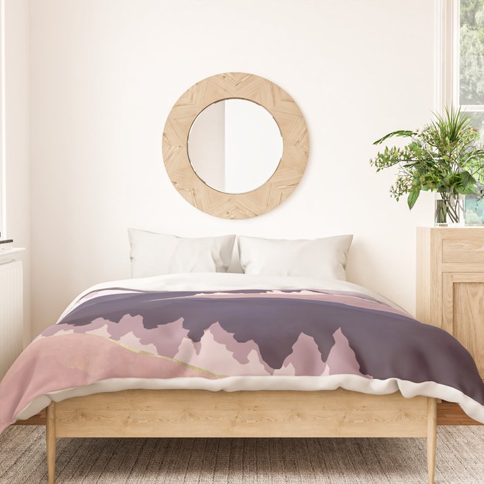 Mauve Lake Duvet Cover Gallery Image 3