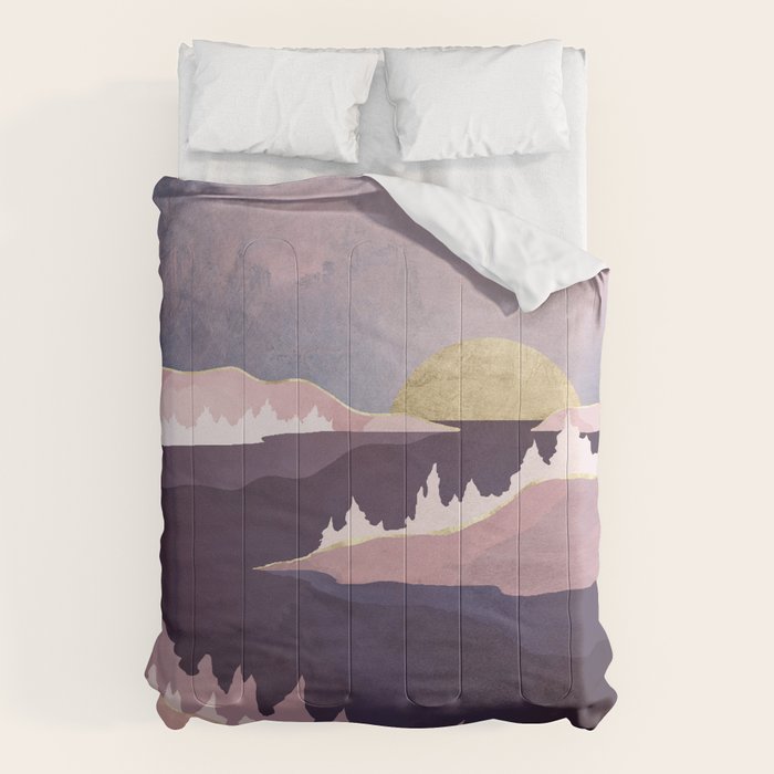 Mauve Lake Comforter Gallery Image 6