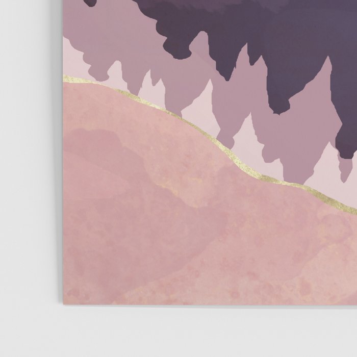 Mauve Lake Poster Gallery Image 3