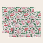 Festive Birds - christmas pattern no2 Placemat Gallery Image 1