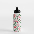 Festive Birds - christmas pattern no2 Water Bottle Gallery Image 3