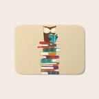Owl Reading Rainbow Bath Mat Gallery Image 1