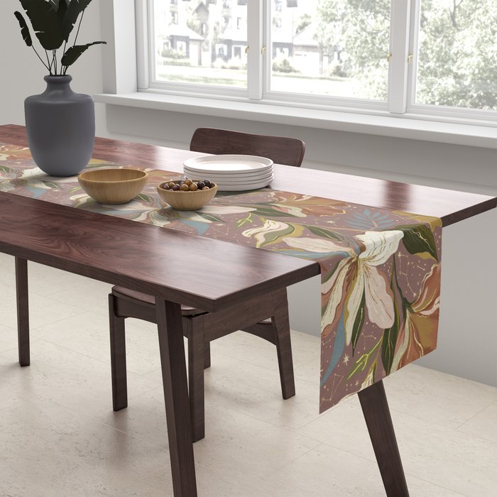 Celestial Iris Garden Table Runner Gallery Image 2