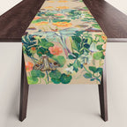 Floral Luna Moth Table Runner Gallery Image 1