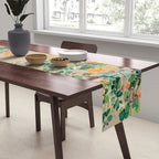 Floral Luna Moth Table Runner Gallery Image 2