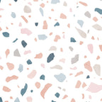 Terrazzo memphis blue pink pastel Coffee Mug Gallery Image 2