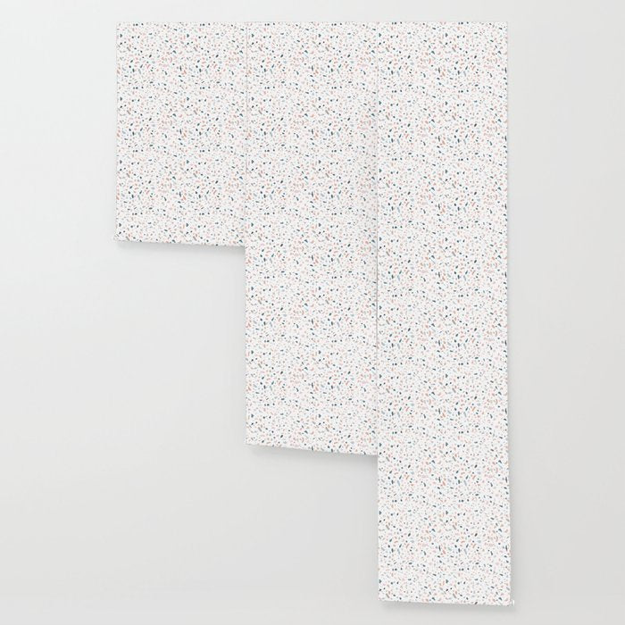 Terrazzo memphis blue pink pastel Wallpaper Gallery Image 3