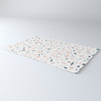 Terrazzo memphis blue pink pastel Rug Gallery Image 3