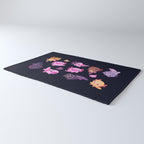 Happy axolotl - dark Rug Gallery Image 3