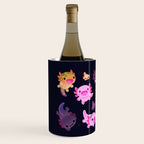 Happy axolotl - dark Wine Chiller Gallery Image 2