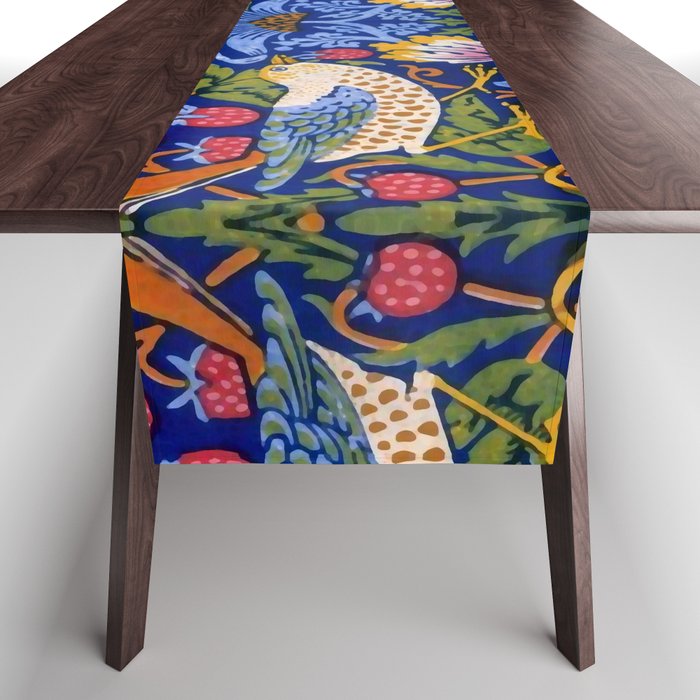 William Morris "Strawberry Thief" 1. Table Runner Gallery Image 1