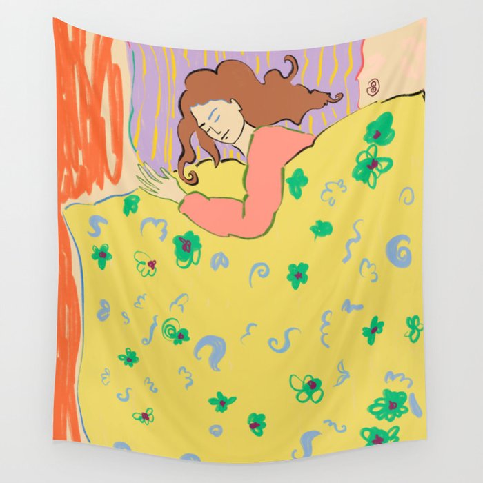 SLEEPING IN Wall Tapestry Gallery Image 4