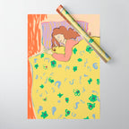 SLEEPING IN Wrapping Paper Gallery Image 1