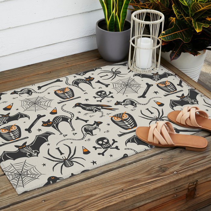 Halloween X-Ray Outdoor Rug Gallery Image 2