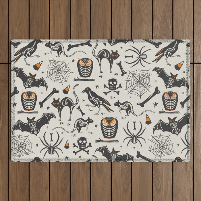 Halloween X-Ray Outdoor Rug Gallery Image 1