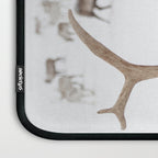 Reindeer With Antlers Art Print | Tromsø Norway Animal Snow Photo | Arctic Winter Travel Photography Laptop Sleeve Gallery Image 3