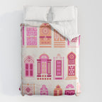 Moroccan Doors - Peach Palette Duvet Cover Gallery Image 6