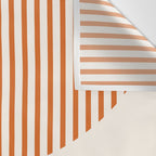 Abstraction Shapes 116 in Navy Blue Orange (Moon Phase Abstract)  Wall Tapestry Gallery Image 3