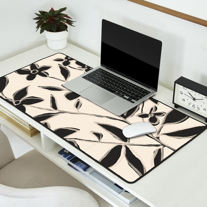 Abstract Minimal Flowers 16 Desk Mat Gallery Image 2