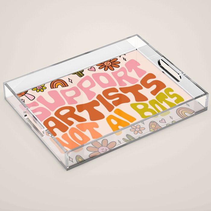 Support Artists Acrylic Tray Gallery Image 1