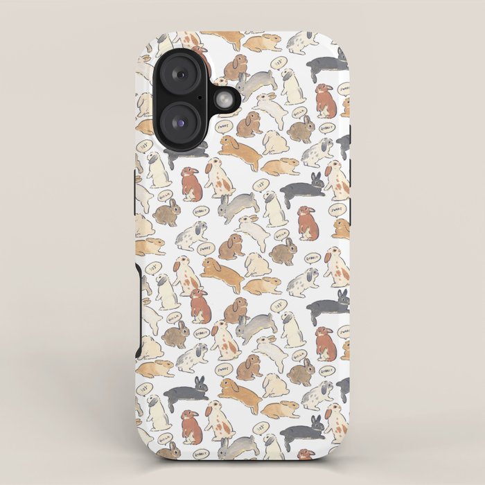 My sweet rabbit iPhone Case Gallery Image 1