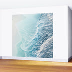 Soft Turquoise Ocean Dream Waves #1 #water #decor #art #society6 Wall Mural Gallery Image 2