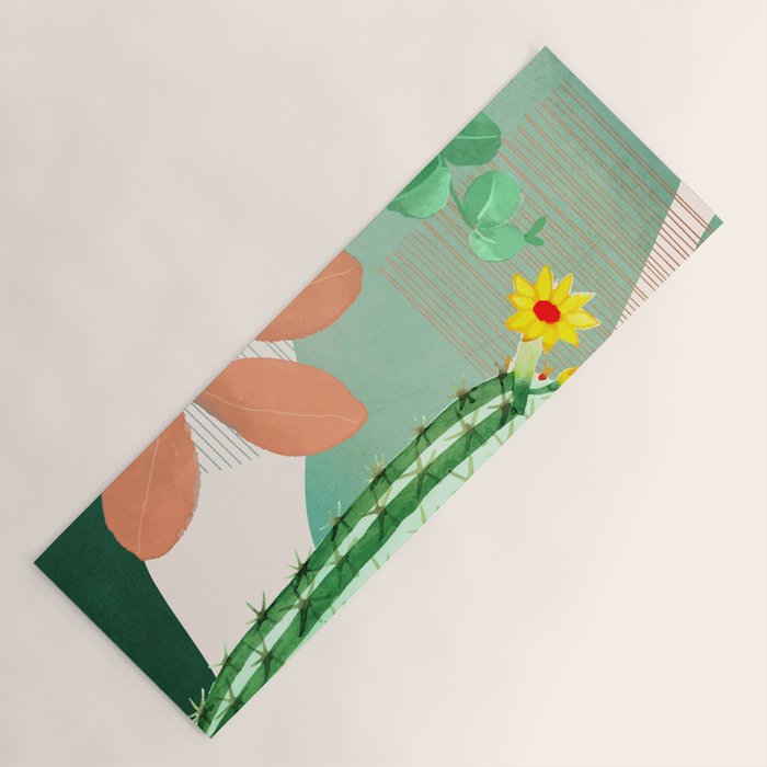 Cactus Garden 2 Yoga Mat Gallery Image 1