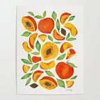 Peaches - Green Leaves Poster Gallery Image 4